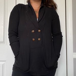 BDG black long sweater